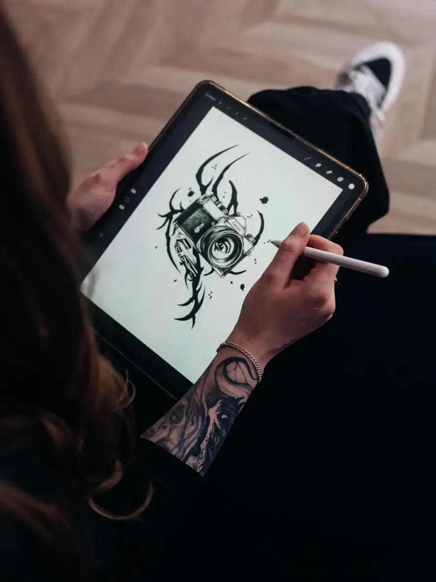 Projekt na tablecie